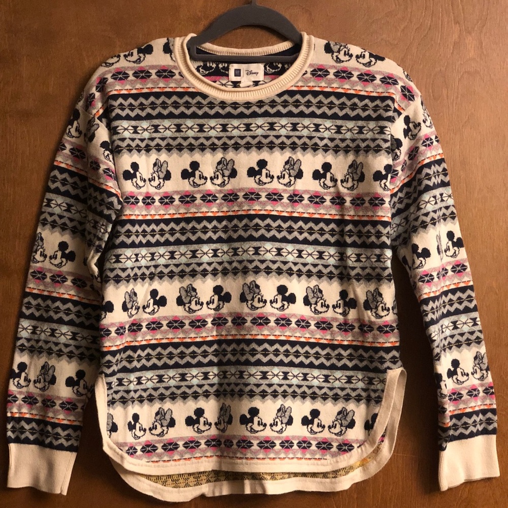 Gap Disney Mickey & Minnie Girls Sweater (Size 14-16)